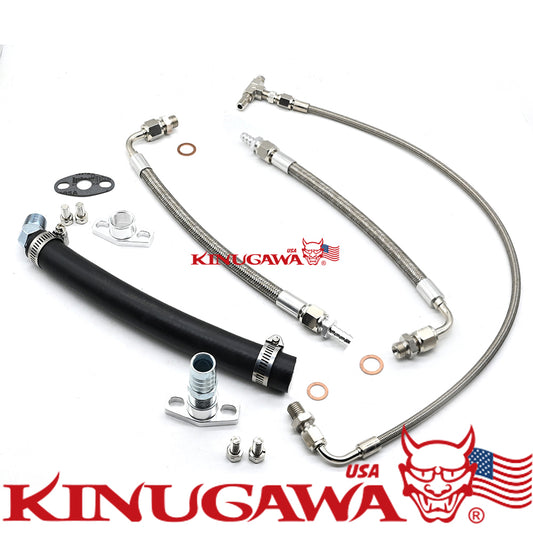 Universal Turbo Oil Water Line for Garrettt G series G25 G30 G35 550 660 770 900