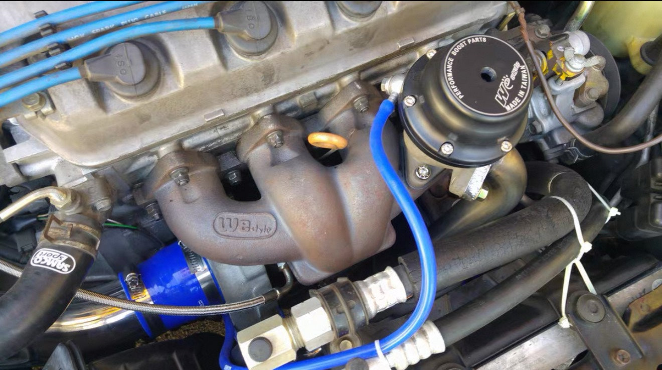 Turbo Exhaust Manifold HONDA Civic D15 D16 Keep AC & PS /T25 W/ Wastegate Hole