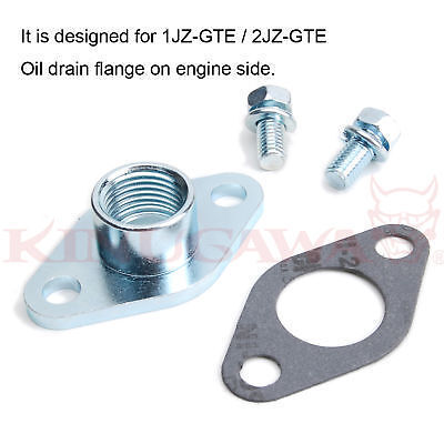 Turbo Oil & Water Line TOYOTA 1JZ-GTE 2JZ-GTE w/Garrett G25 550 660 G35 900 1050