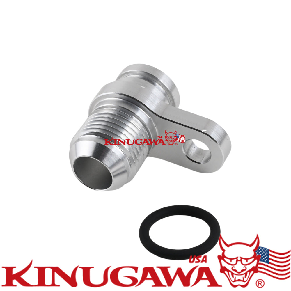 Turbo Oil Return Drain Flange Adapter 2008~2015 Mitsubishi 4B11T Lancer EVO X