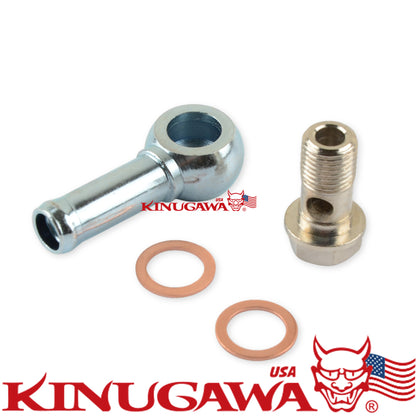 Turbo Water Pipe Kit M14x1.5mm Garrett GT28 GT30 GT35 GEN2 G25 G30 660 770 900 1/2" Barb