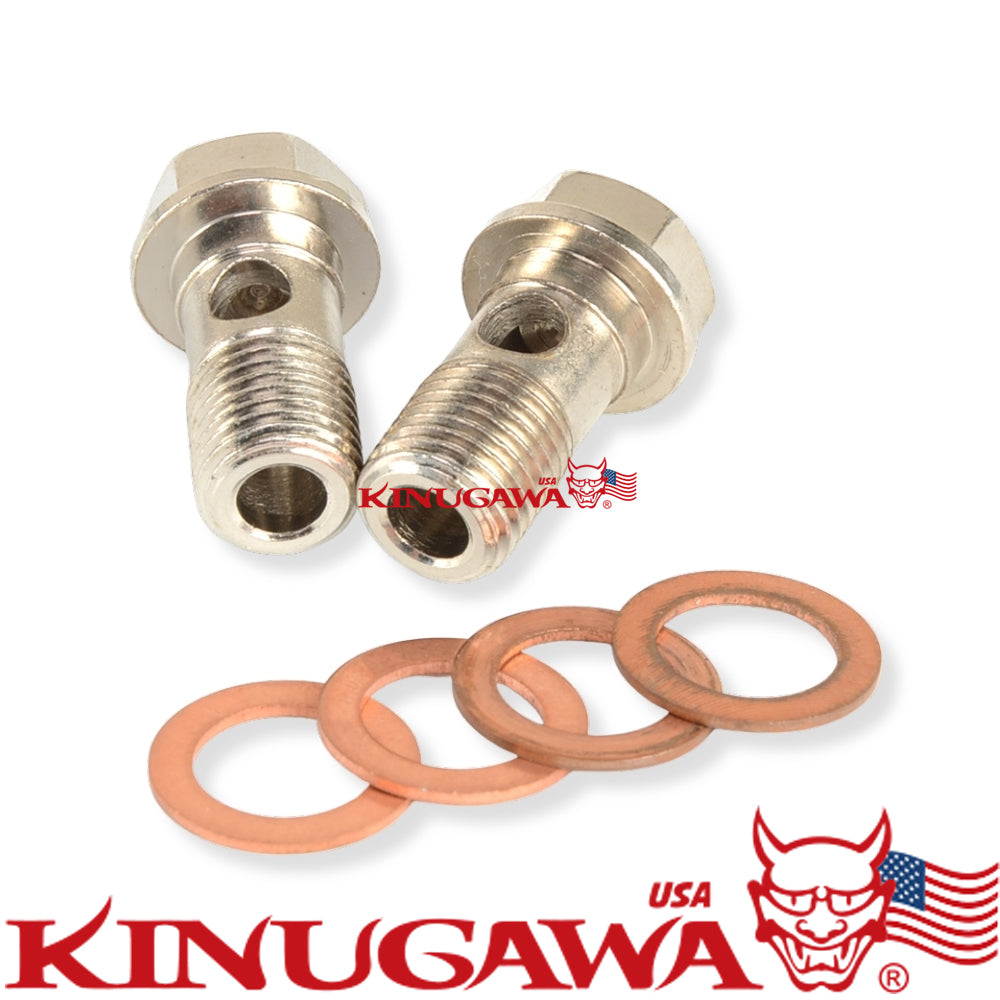 Kinugawa Turbocharger Coolant Banjo Bolt M16x1.5mm w/ Washer Garrett TB03 T3