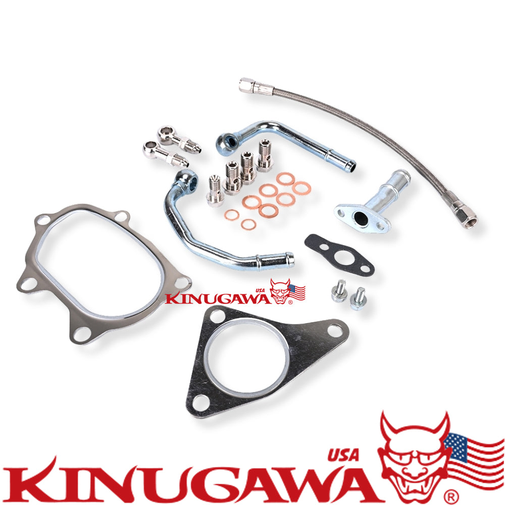 Turbo Oil Water Line For SUBARU IMPREZA EJ20 EJ25 IHI RHF5HB VF22 VF34 BB