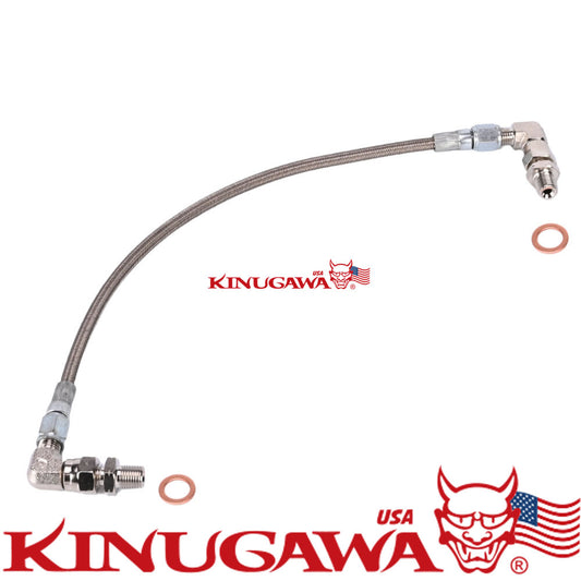 Turbo Oil Feed line FOR Nissan RB26DET GT-R Garrett GT30R GT3582R no restrictor