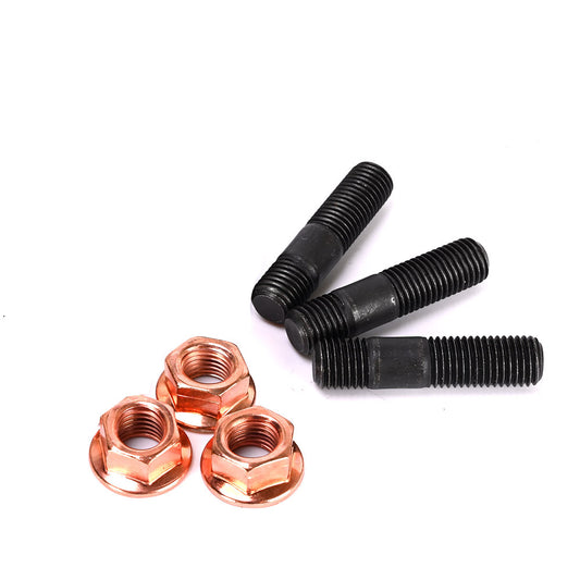 SCM440 Turbo Stud Kit w/ Egged nuts M10x1.5mm for GMC Turbo turbine outlet 3 pcs
