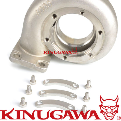 Turbo Lock Plate & Nut / CHRA to Turbine Fit Tial Stainless Housing / M6x1 Bolt