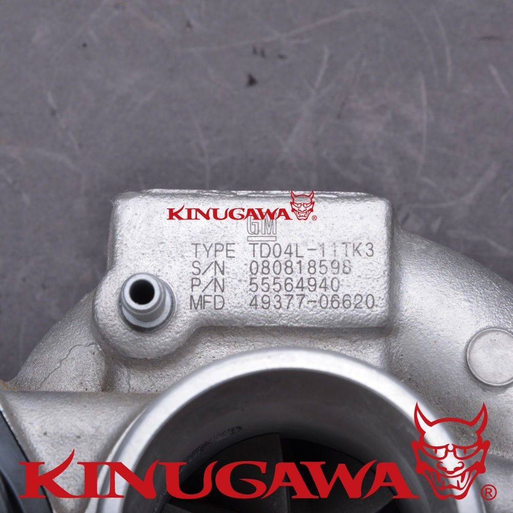 Kinugawa Turbocharger TD04L-11TK 6cm T25 Spool Faster 250HP w/ Genuine MHI CHRA