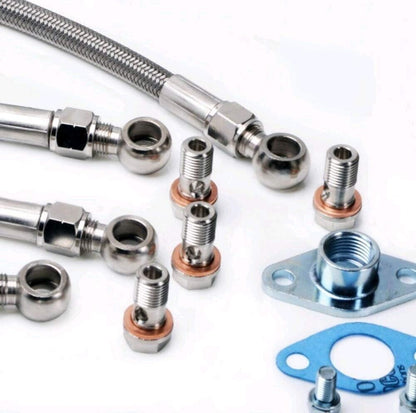 Turbo Install Kit for Lexus GS300 IS300 2JZ-GTE w/ G series G25 twin turbos