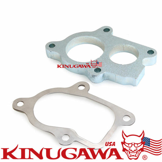 Turbo to Dump Flange + Gasket Mitsubishi TRUSTs GREDDYs TD04H TD04HL 15G 16T 19T