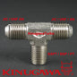 Forged Adapter Fitting Steel Male Branch Tee 8AN - 3/8 BSPT BSP - 8AN C16-1