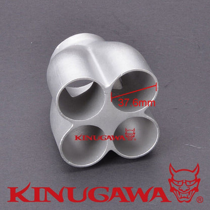 UNIVERSAL Stainless EXHAUST PIPE 4 to 1 Connector
