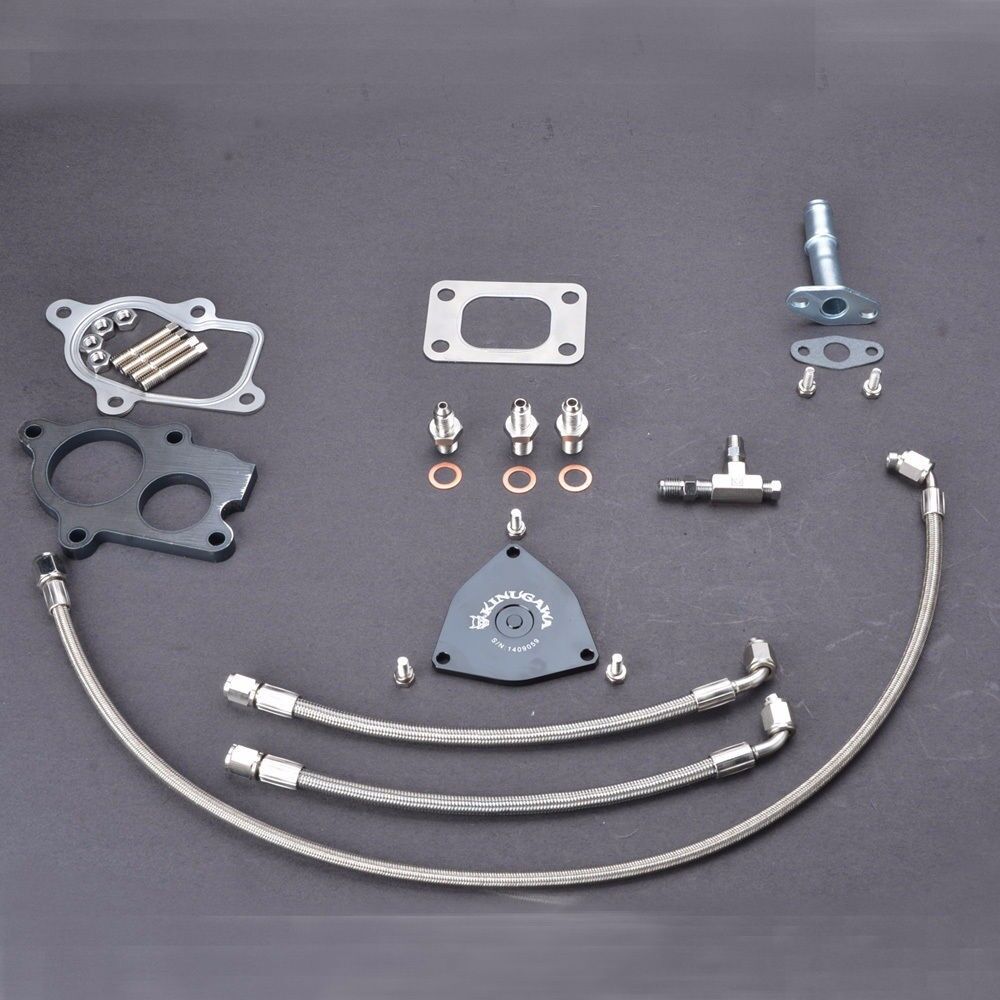 Kinugawa Turbocharger TD04L-11TK 6cm T25 Spool Faster 250HP w/ Oil and Water Kit