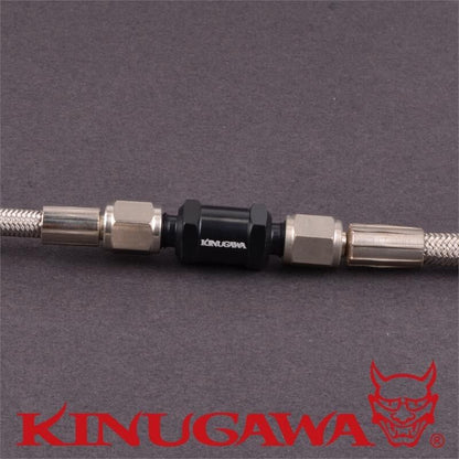 Turbo Oil Feed Line Kit DSM 2G Eclipse EVO 1-3 T25 w/ Oil Filter 400 holes/cm^