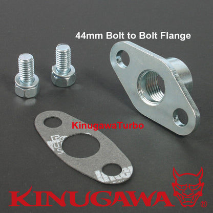 Turbo Oil Return Flange Garrett T2 T25 T28 1/2" Female (44mm Bolt to Bolt )