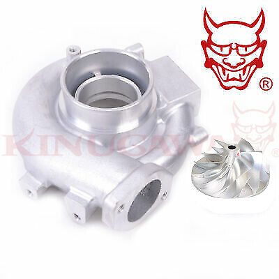 Anti Surge Turbo Compressor Housing + 25G 6+6 Blade Billet wheel  EVO 9 3" inlet