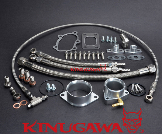 Kinugawa Oil & Water Kit FOR Nissan Skyline R30 DR30 FJ20ET w/ Garrett GT2860RS