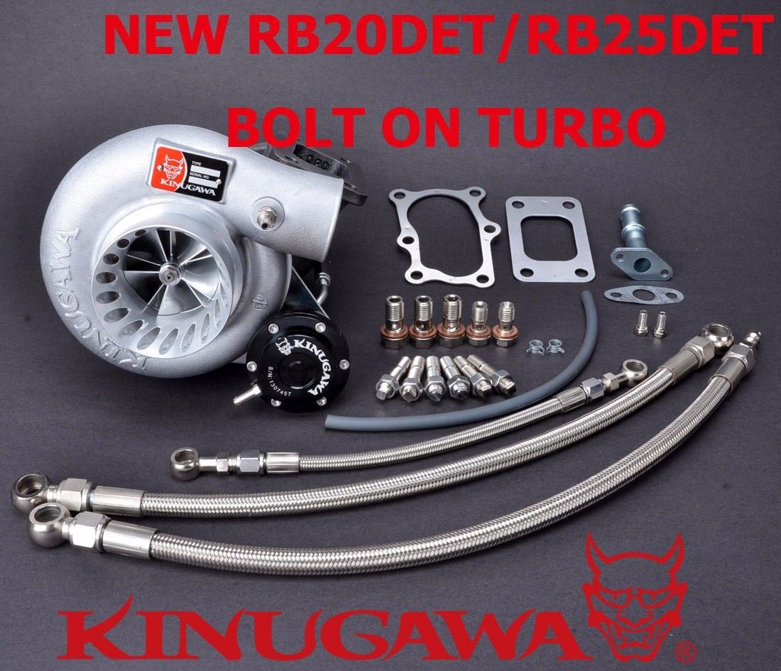 Kinugawa Billet Turbo FOR Bolt-On 3" Anti Surge RB20 RB25DET TD06SL2-18G 8cm