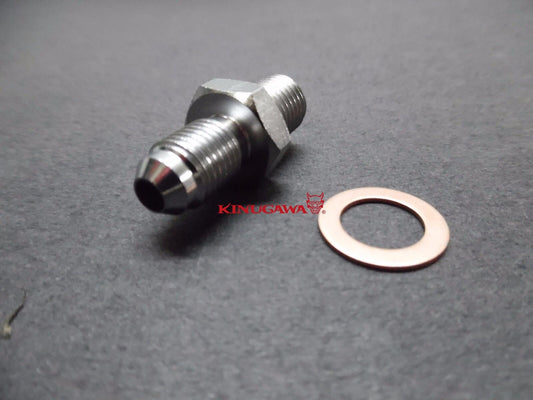 Turbo Coolant Adapter Fitting 4AN to M12x1.5 SAAB VOLVO TD04L TD04H TD04HL