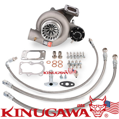 Kinugawa Turbo FOR 3" TD05H-18G Nissan TD42 Patrol w/Stock T3 6 Bolts Outlet 6cm