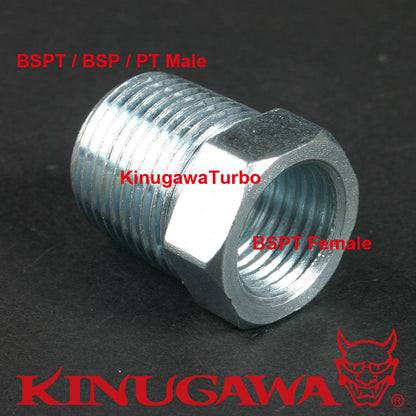 Forged Steel Adapter Fitting Connector BSPT 3/8 Male - BSPT 1/4 Female C7-3