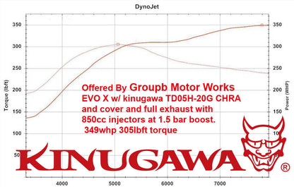 Kinugawa Upgrade Turbo Cartridge CHRA + Cover Mitsubishi EVO X TD05H-20G 350WHP