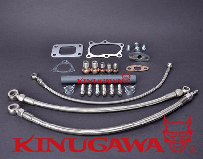 Kinugawa Turbo Oil & Water Line Kit FOR Nissan RB25DET Skyline Stock T3