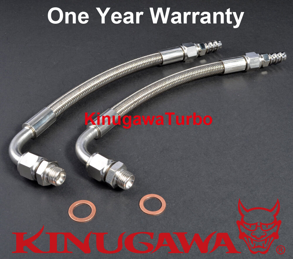 Turbo Water Line M14x1.5 mm Garrett T25 T28 Journal Bearing 31.5" 6AN Teflon