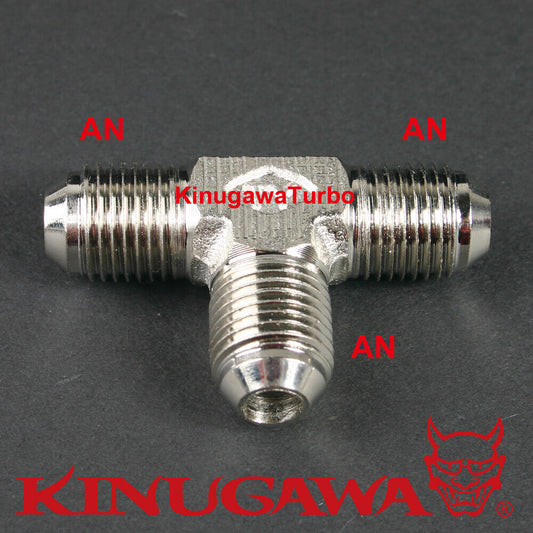 Forged Adapter Fitting Steel Male Union Tee 8AN - 8AN - 8AN C18-1