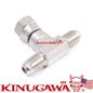 Forged Adapter Fitting Steel Swivel Tee 4AN Male - 4AN Female - 4AN Male C20-4