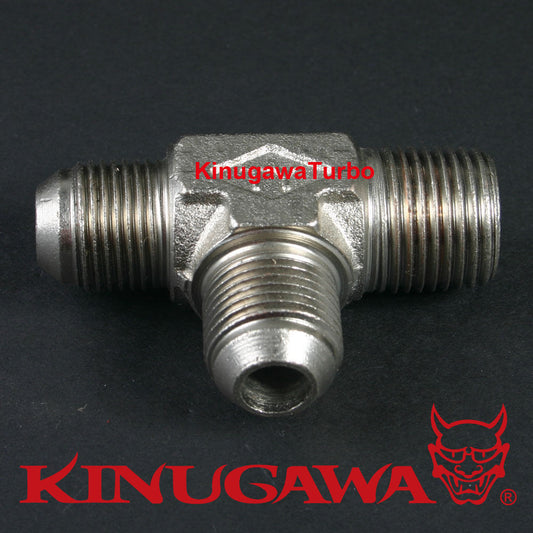 Forged Adapter Fitting Steel Male Run Tee 8AN-8AN-1/2 BSPT BSP PT C1-4