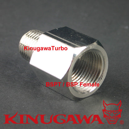 Forged Adapter Fitting Steel 1/4 BSP BSPT Male - 3/8 BSPT Female C21-8