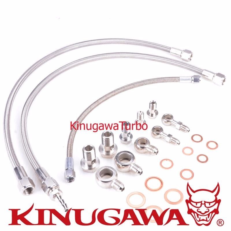 Kinugawa Oil & Water Line Kit 6AN FOR Nissan Skyline RB20DET TD05 / TD06