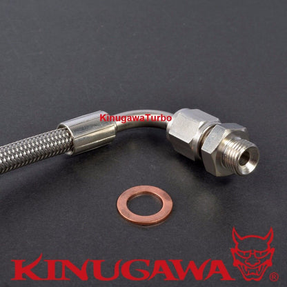 Kinugawa Universal Oil Feed Line for Garrett 7/16"-24 GT28R GT30R Ball Bearing