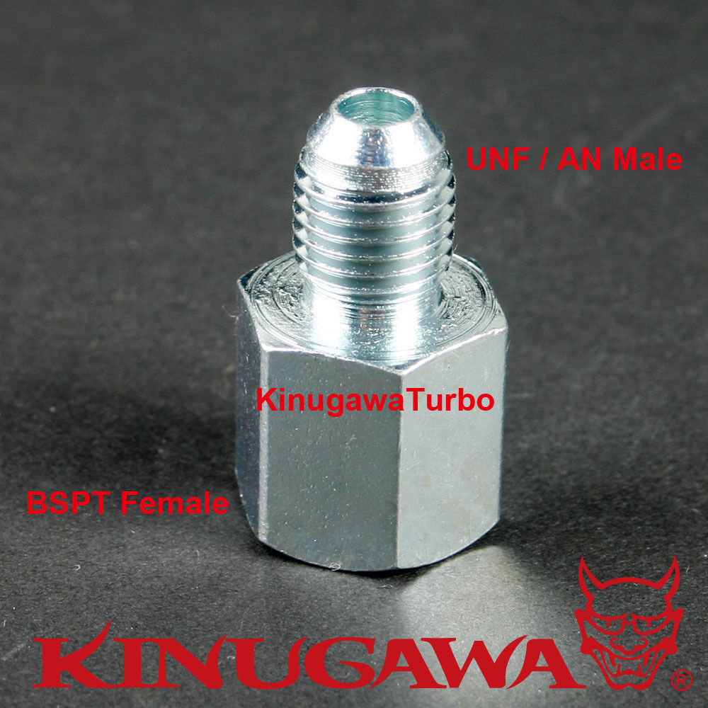 Forged Steel Adapter Fitting Connector 8AN Male - 3/8 BSPT BSP Female C6-4