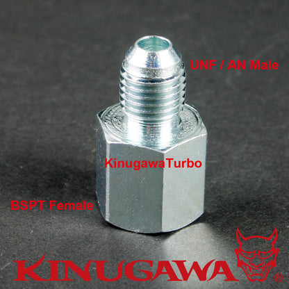 Forged Steel Adapter Fitting Connector 8AN Male - 3/8 BSPT BSP Female C6-4