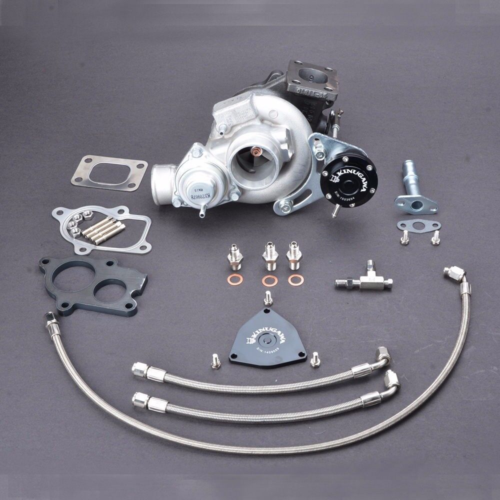 Kinugawa Turbocharger TD04L-11TK 6cm T25 Spool Faster 250HP w/ Oil and Water Kit