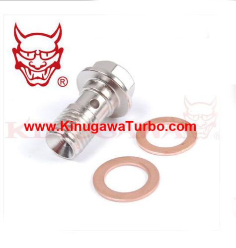 MAZDA 3 5 6 CX7 CX9 K0422 Turbo Oil Feed Banjo Bolt / Prevent Smoke 2.5mm Hole
