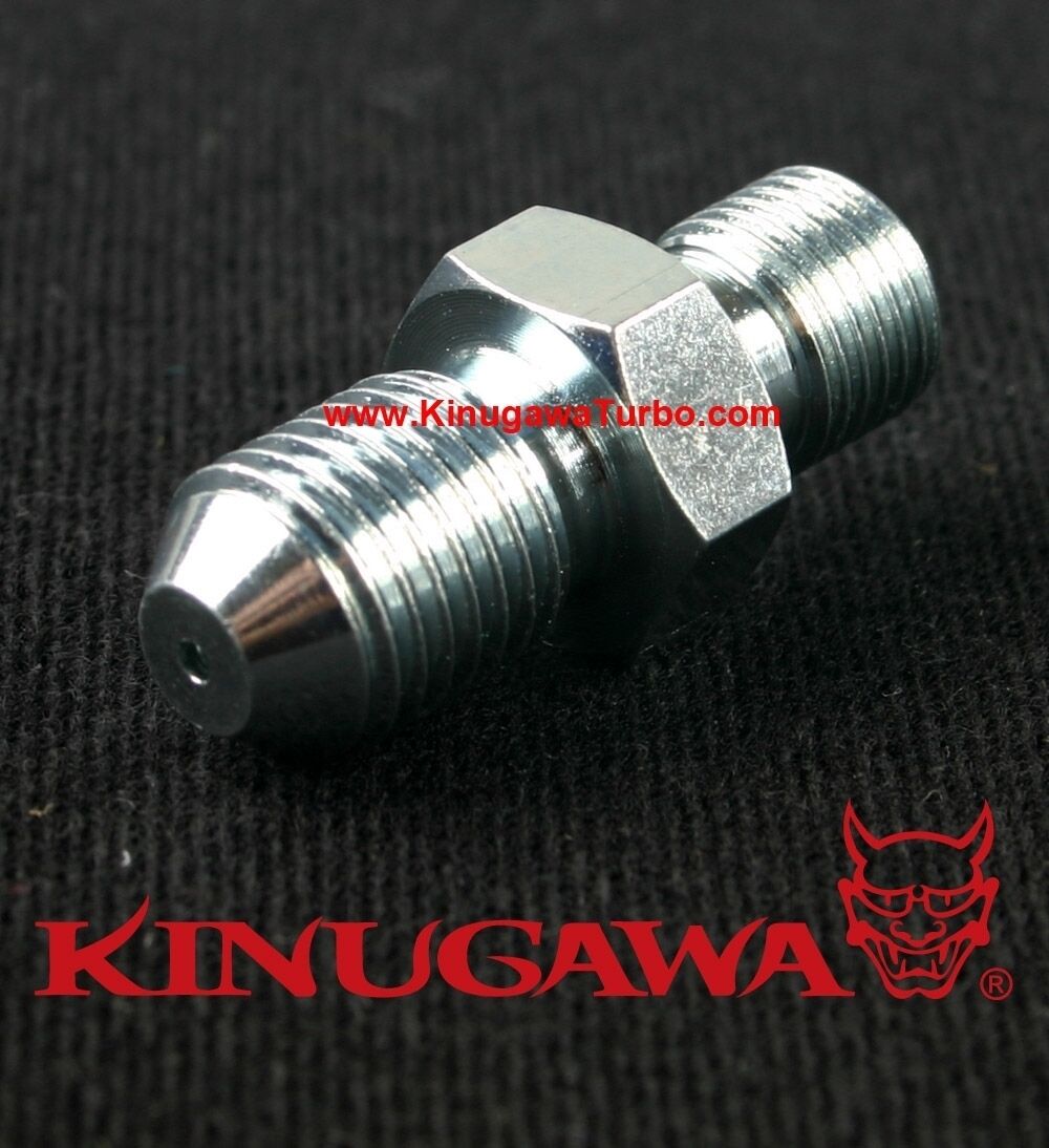 Adapter Fitting M10x1.0 Garret GT1544 GT2052 GT2252 Turbo Oil Feed 1.5mm hole