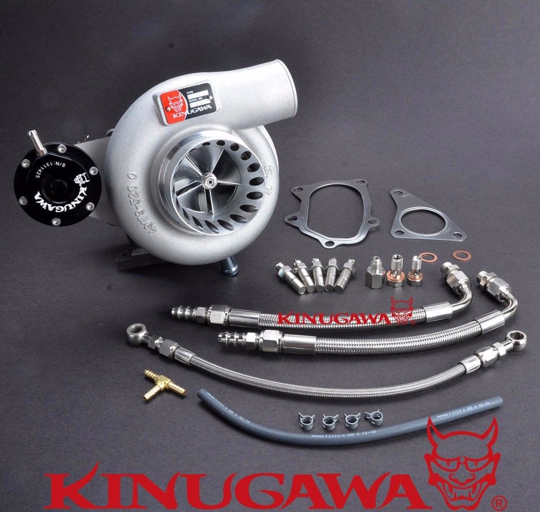 Kinugawa Billet Turbocharger 3" Anti Surge for SUBARU WRX STI TD06H-25G / 10cm