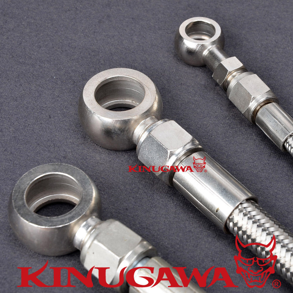 Kinugawa Oil & Water Kit FOR Nissan Skyline R30 DR30 FJ20ET w/ Garrett GT2860RS