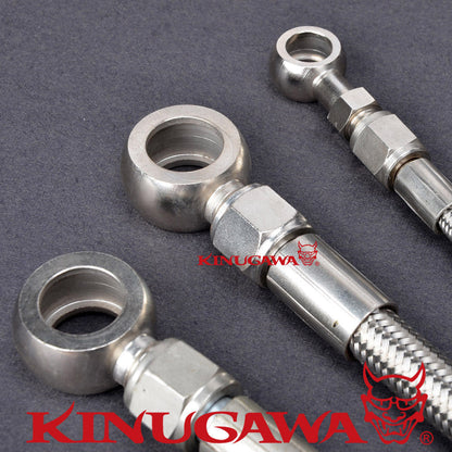 Kinugawa Oil & Water Kit FOR Nissan Skyline R30 DR30 FJ20ET w/ Garrett GT2860RS