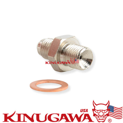 Turbo Coolant Adapter Fitting 4AN to M12x1.5 SAAB VOLVO TD04L TD04H TD04HL