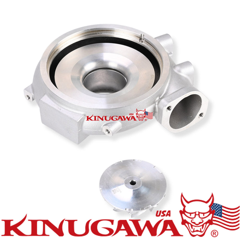 Anti-surge Compressor Housing Kit For 4G63T EVO9 TF06-18K 55.1/75mm 3.15" inlet