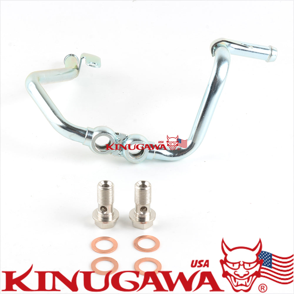 Turbo Water Pipe kit for SUBARU WRX Forester EJ20 w/ IHI VF40 VF46 VF52 Turbo