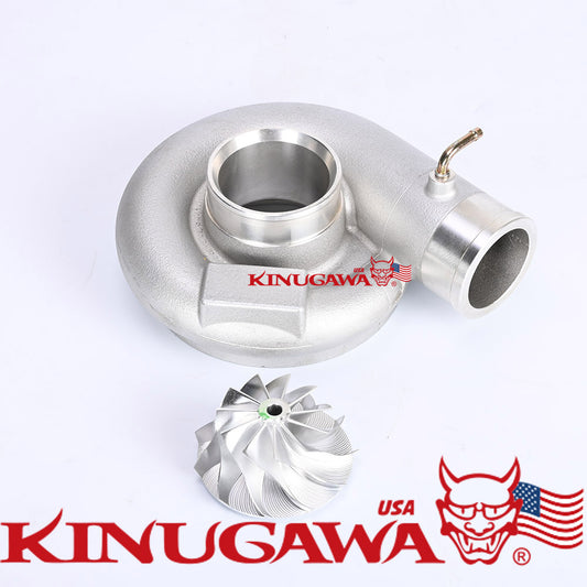 2.4" Inlet Turbo Compressor Housing + Wheel For Garrett GTX2867R (49.7 / 67.4)