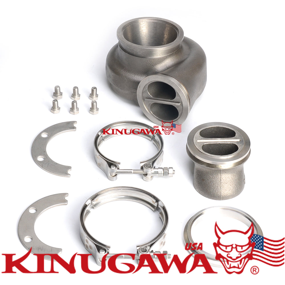 Twin-Scroll Turbine HousingGarrett GT3037 GT3076R 60mm Trim 84 A/R 1.01 V-band
