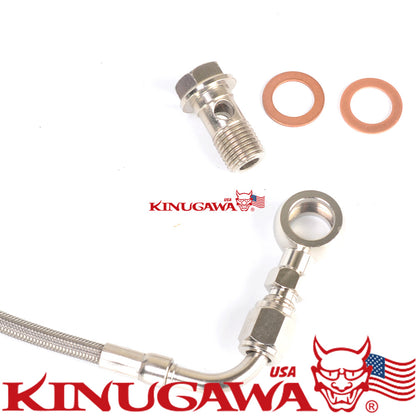 Turbo Oil Feed Line Kit 1990 Volvo 740 with MHI TD04 turbo to oil filter